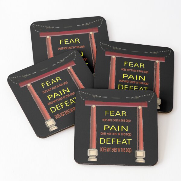 Item preview, No Fear No Pain No Defeat Exist In This Dojo - Cobra Kai Quote designed and sold by DzinesByEarle.