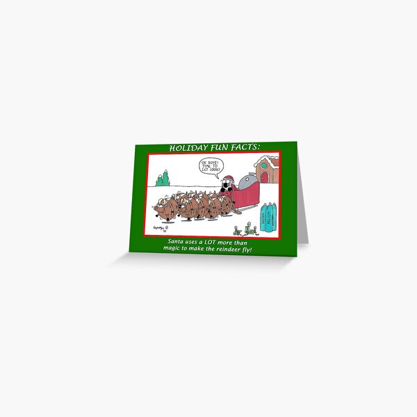 REINDEER MAGIC Greeting Card
