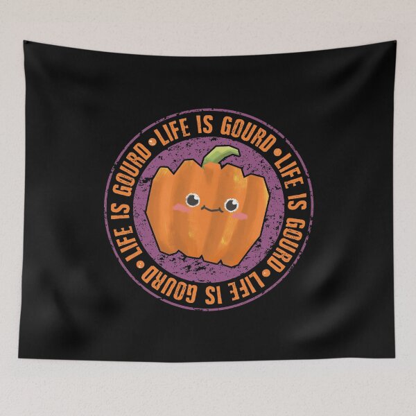 Item preview, Life Is Gourd - Cute Pumpkin Pun designed and sold by MnEmzStudio.