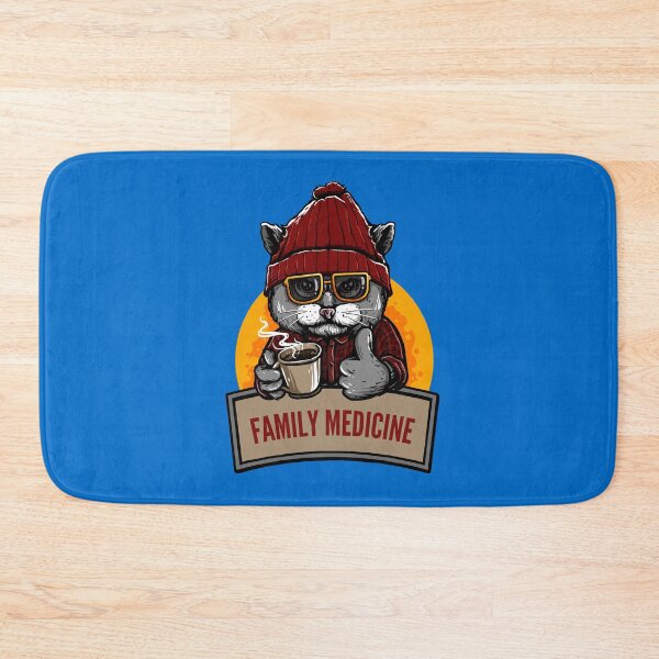 Item preview, Family Medicine, Cat with Coffee designed and sold by doctors-apparel.