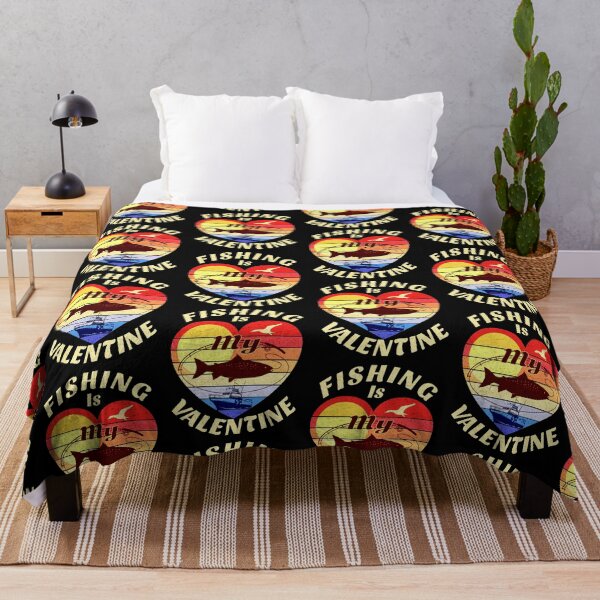 Item preview, Fishing Is My Valentine designed and sold by SUNarea.