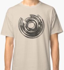 Abstract Maze Distressed Classic T-Shirt