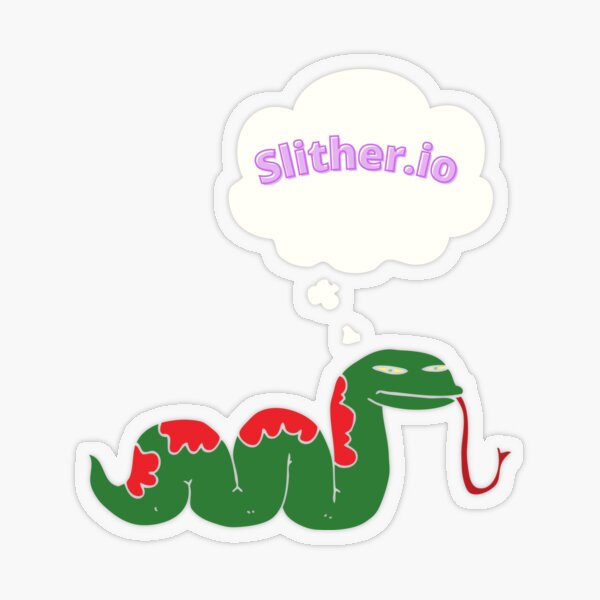 Slither.io, Slither, Agar.io, Agario Sticker for Sale by BarttShop