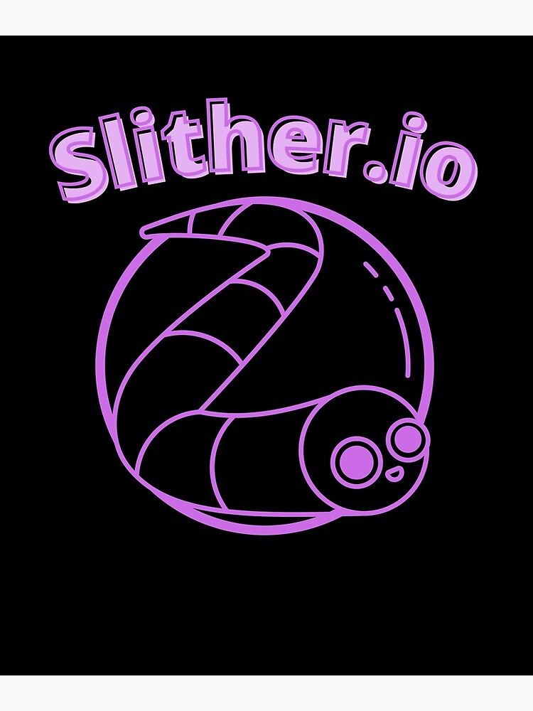 slither io game worm snake Poster for Sale by emcazalet