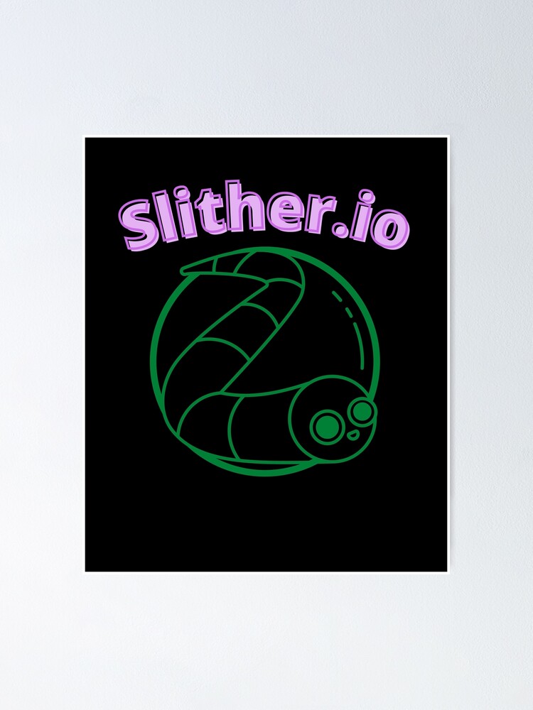 slither io game worm snake Poster for Sale by emcazalet