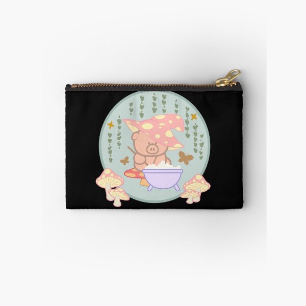 Item preview,  Cute  Kawaii Witch Pig Cottagecore Aesthetic:  Kawaii Witch Pig Brewing for Halloween designed and sold by AxelGreen72.