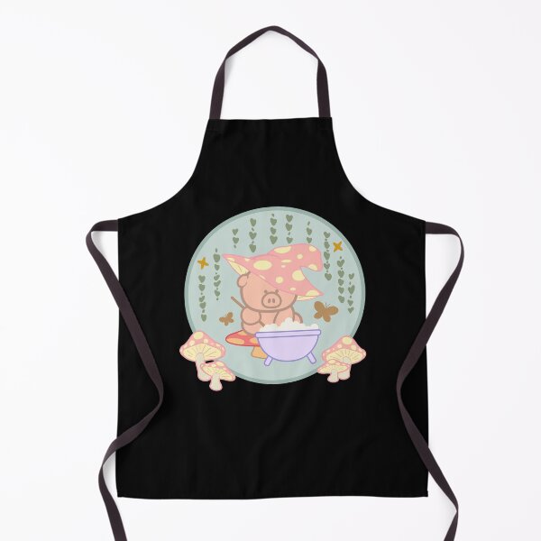Item preview, Cute Kawaii Witch Pig Cottagecore Aesthetic: Kawaii Witch Pig Brewing for Halloween designed and sold by AxelGreen72.