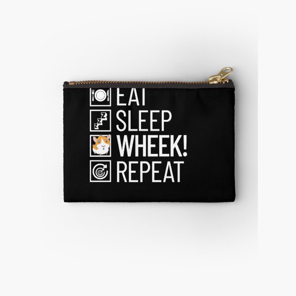 Item preview, Eat Sleep Wheek! Repeat Cute Furry Potato Lover Guinea Pig Gear designed and sold by DynamicDesign.