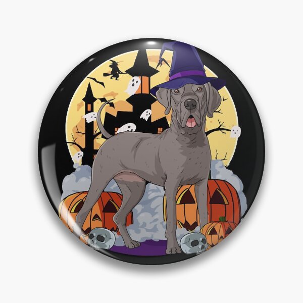 Item preview, Great Dane Scary Halloween Witch Pumpkin designed and sold by Guckio81.