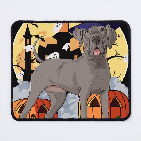 Item preview, Great Dane Scary Halloween Witch Pumpkin designed and sold by Guckio81.