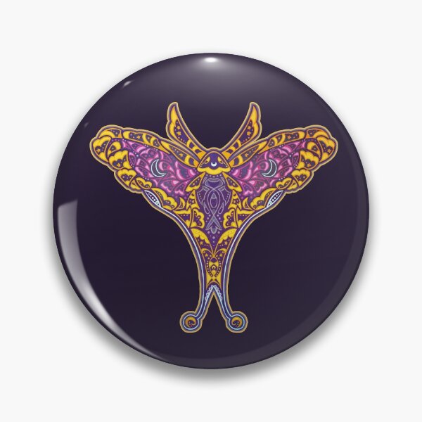 Item preview, Happy Golden Moth designed and sold by Natalie Viola .