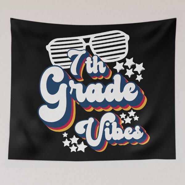Item preview, Seventh Grade Vibes - Hello Seventh Grade - Funny Back To School Gift  designed and sold by ALITOPRINCE.