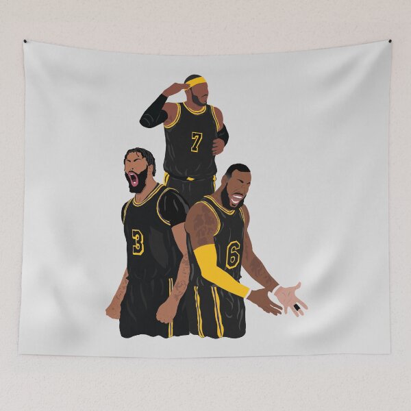 Item preview, Big 3 Lakers Lebron James - Anthony Davis - Carmelo Anthony designed and sold by Basketball For Life.