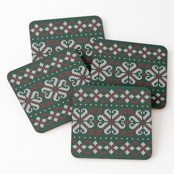 Item preview, Green Knitted Ugly Sweater Christmas Holidays Pattern designed and sold by RosiesSticks.