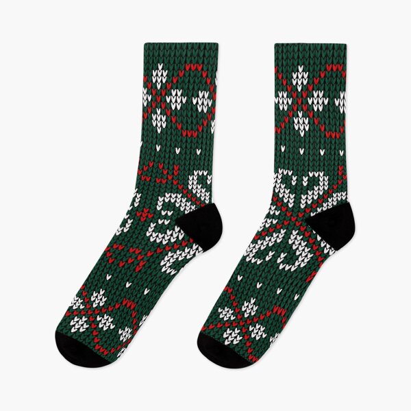 Item preview, Green Knitted Ugly Sweater Christmas Holidays Pattern designed and sold by RosiesSticks.