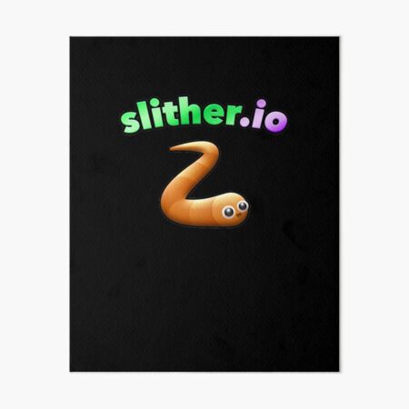 slither io game Art Board Print by messhaloustore