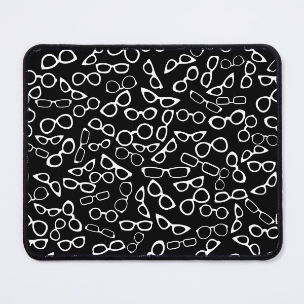 Item preview, Various Shaped Eyeglasses Pattern - White designed and sold by Primroaddesigns.