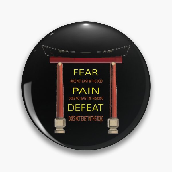 Item preview, No Fear No Pain No Defeat Exist In This Dojo - Cobra Kai Quote designed and sold by DzinesByEarle.