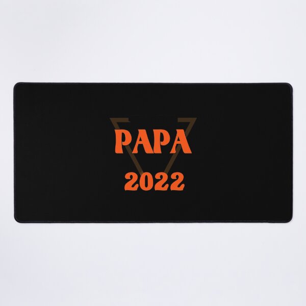 Papa 2022 Geschenk T-ShirtStolzer Papa seit 2022 Geschenk zur Geburt für werdenden Vater T-Shirt_von HBfunshirts_ Mauspad XXL