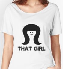 Camiseta ancha Esa chica negra