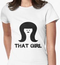 Camiseta entallada Esa chica negra