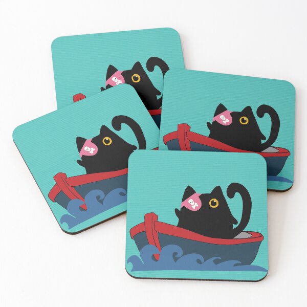 Item preview, Pirate Cat- Curious Cat Series  designed and sold by RosalieReeves.