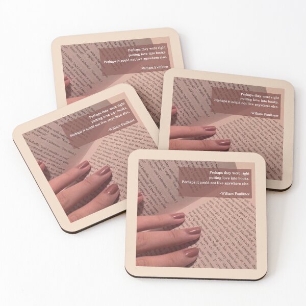 Item preview, Romantic Academia William Faulkner Quote designed and sold by lovartxin.