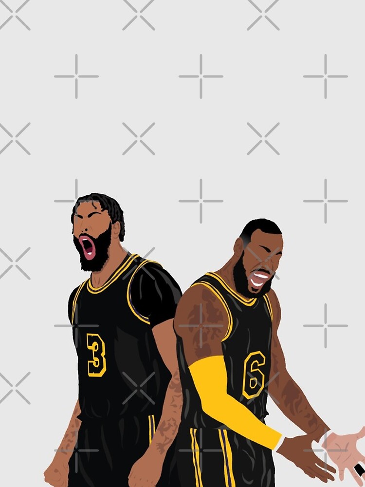 Lebron James and Anthony Davis Lakers team