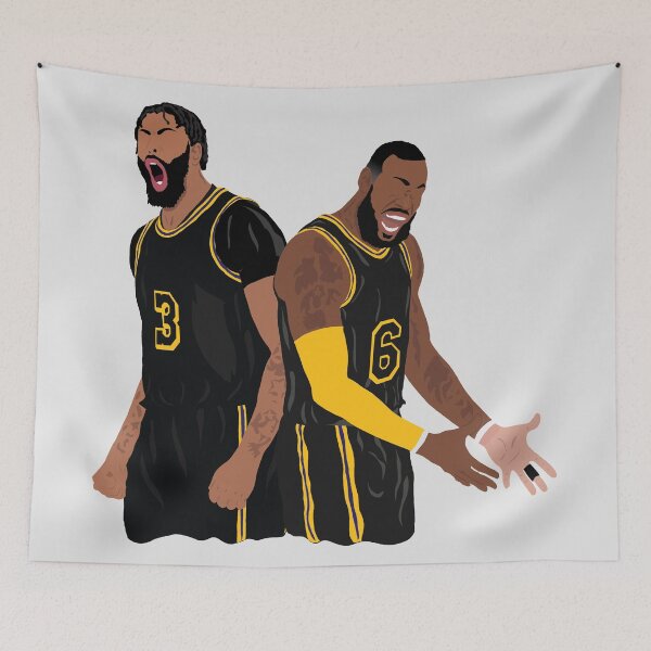 Item preview, Lebron James and  Anthony Davis Lakers team designed and sold by Basketball For Life.