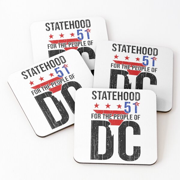 Item preview, DC Statehood: Make DC the 51st US State! designed and sold by Happy Puppy Print On Demand.