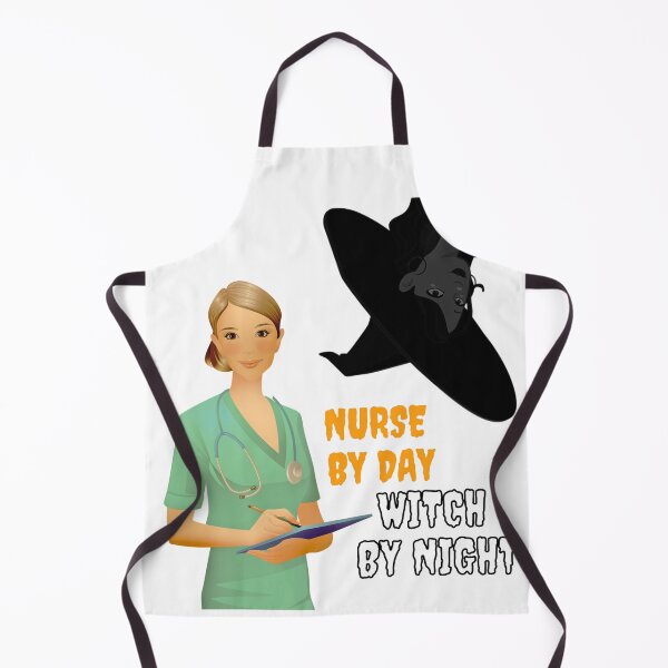 Item preview, NURSE BY DAY WITCH BY NIGHT designed and sold by LaBelleMaison.