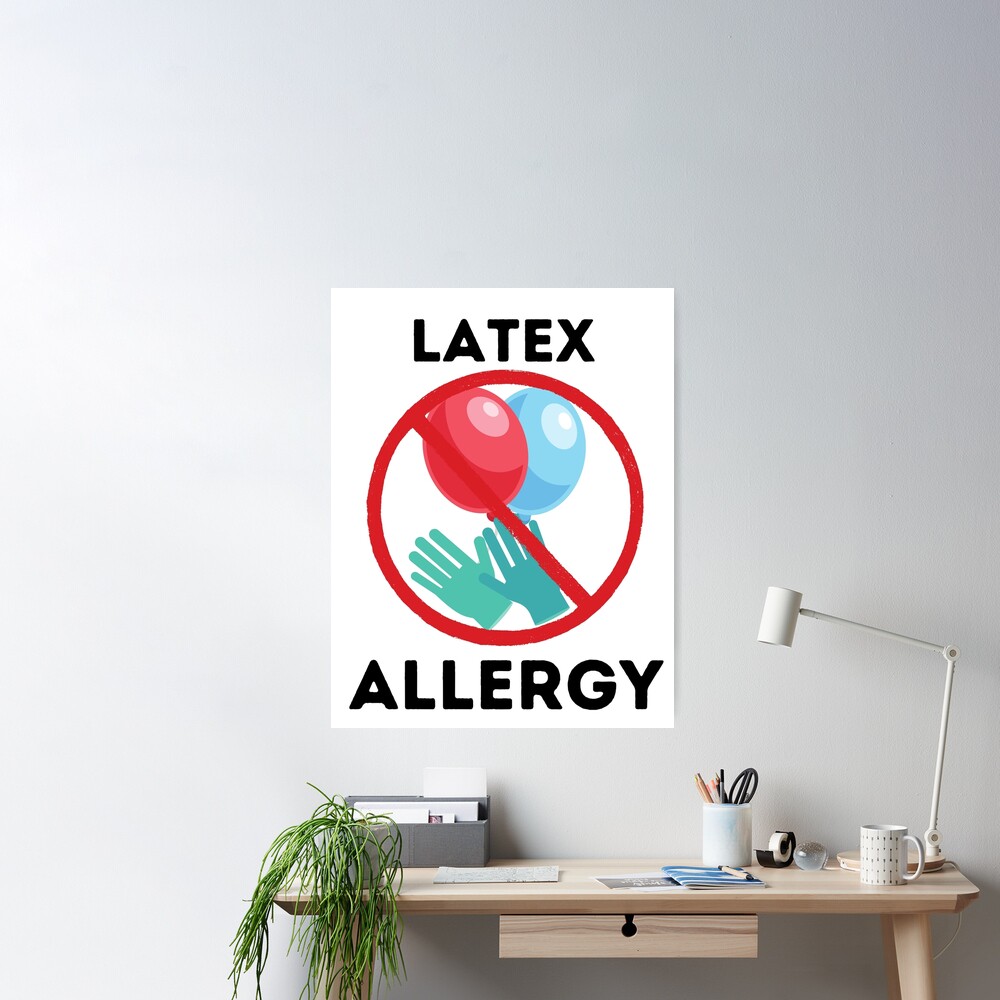 Latex Allergy Sign