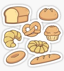 All Types of Bread Pattern Sticker