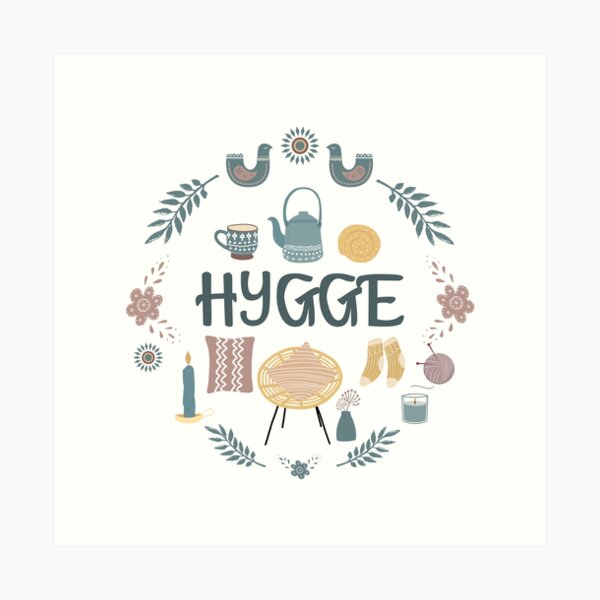 Item preview, Hygge design collage designed and sold by Ortsamt.