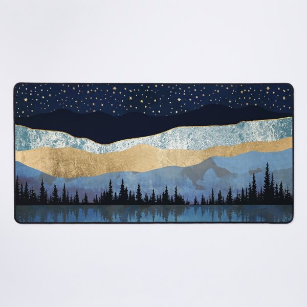 Midnight Lake Desk Mat