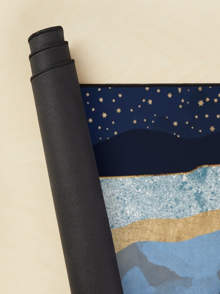 Thumbnail 2 of 5, Mouse Pad, Midnight Lake designed and sold by spacefrogdesign.