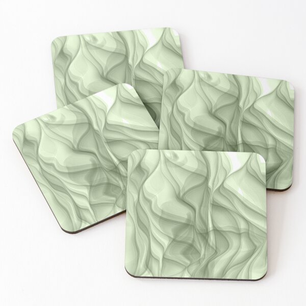 Item preview, Soft Pastel Green, Sage Green Liquid Marble  designed and sold by venella.