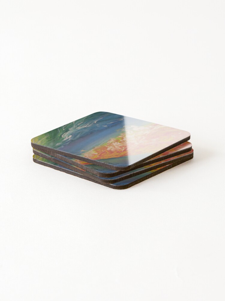 Thumbnail 4 of 5, Coasters (Set of 4), Life Force designed and sold by Risingphx.