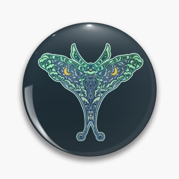Item preview, Happy Green Moth designed and sold by Natalie Viola .