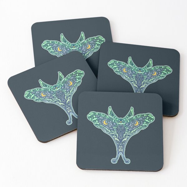 Item preview, Happy Green Moth designed and sold by Natalie Viola .