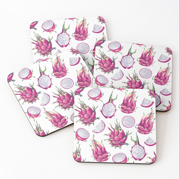Item preview, Colorful dragon fruits and Leaves Pattern designed and sold by digoarpi.