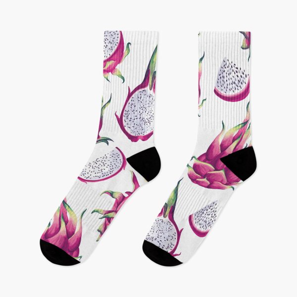Item preview, Colorful dragon fruits and Leaves Pattern designed and sold by digoarpi.