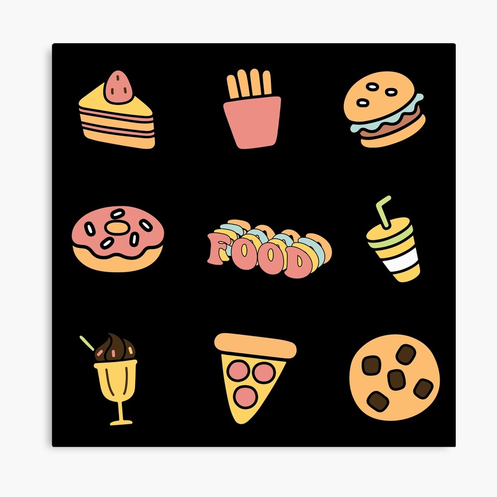 Junk Food Doodle Pack / Cute Junk Food / Junk Food doodle / Doodle's / Funny Junk Food Junk Food Doodle Pack / Cute Junk Food / Junk Food doodle / Doodle's / Funny Junk Food