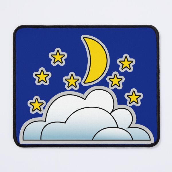 Item preview, STORM CLOUDS - MOON AND STARS designed and sold by WOOFANG.