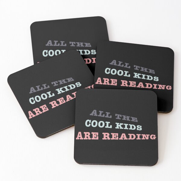 Item preview, All the cool kids are reading designed and sold by Dinashop.