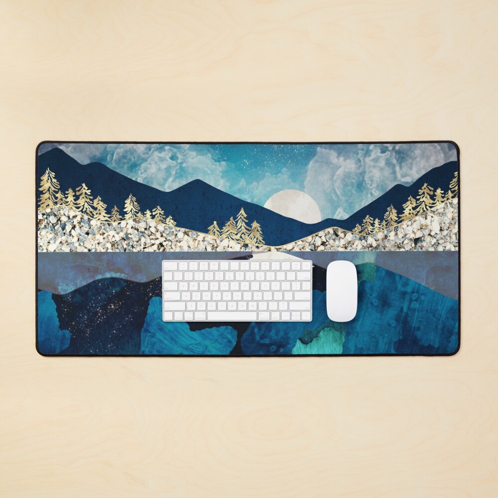 Vista previa del artículo con la obra «Alfombrilla de escritorio», diseñado y vendido por spacefrogdesign.