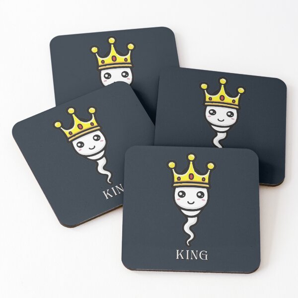 Item preview, Sperm King Gift for friend. Funny Gift designed and sold by Mriqa.