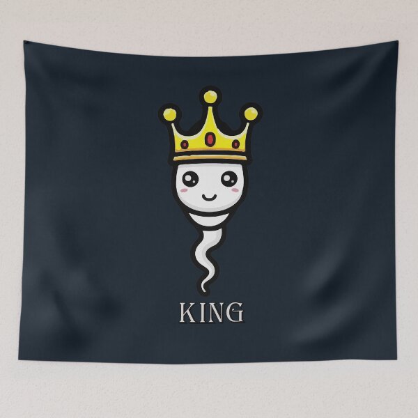 Item preview, Sperm King Gift for friend. Funny Gift designed and sold by Mriqa.