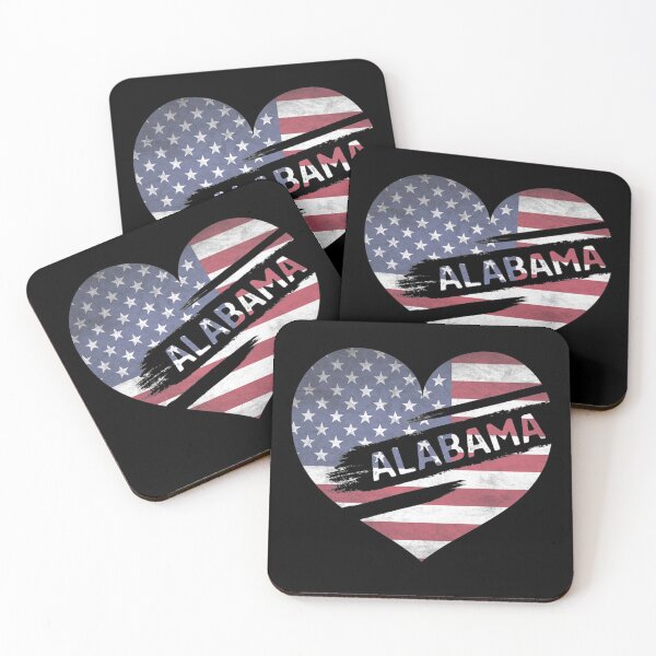 Item preview, Alabama - American Flag - USA State Love - 4th July - Independence Day designed and sold by RosiesSticks.
