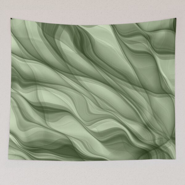 Item preview, Soft Pastel Green, Sage Green Liquid Marble  designed and sold by venella.